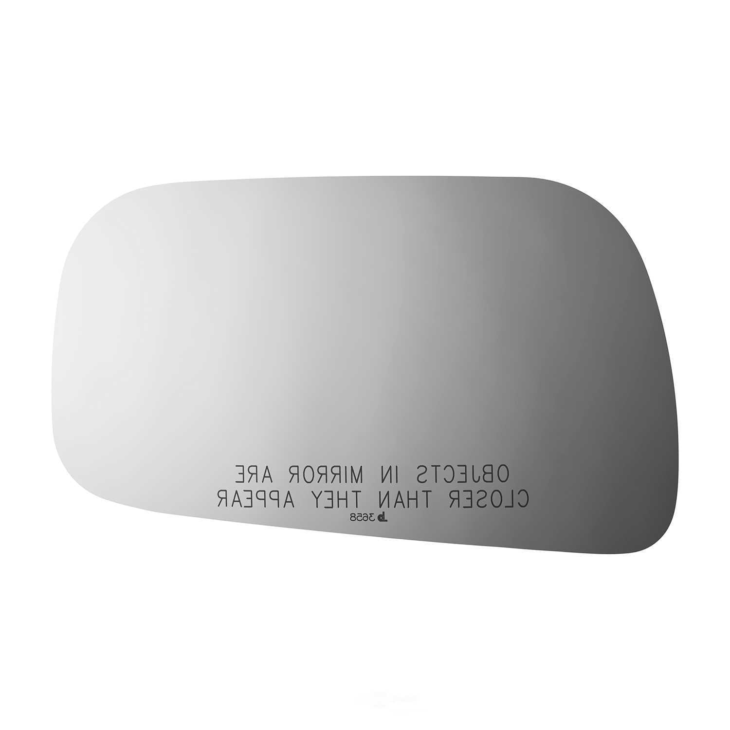 Burco Side View Mirror Replacement Glass - Clear Glass - 3658