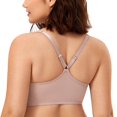 thumbnail image 4 of Bra CALVENA para mujer, cierre frontal con espalda cruzada, cobertura total, 4 of 6