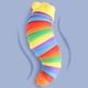 thumbnail image 5 of Muyoka Juguete de babosa de 7,5 pulgadas Escaneo 3D T茅cnico Fidget Slug Alivio del estr茅s y la ansiedad Juguetes sensoriales de babosa Flexible Articulado Pegajoso Estiramiento de babosa Juguete de r, 5 of 7
