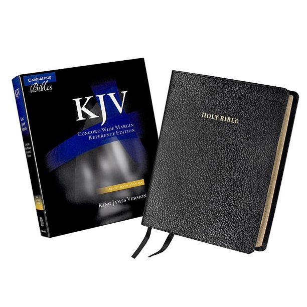 Concord Wide Margin Reference Bible-KJV (Hardcover) - Walmart.com ...