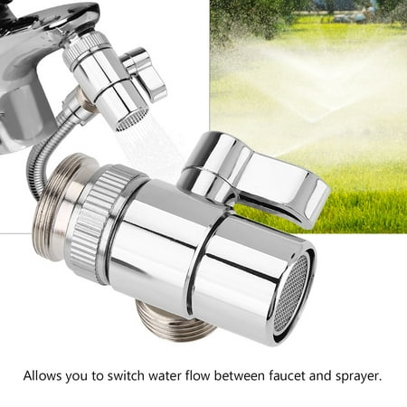Yosoo Faucet Diverter Bathroom Kitchen Basin Sink Faucet Splitter