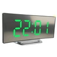 thumbnail image 2 of Reloj Despertador Digital LED para Niño Adultos Perfecl Verde, 2 of 8