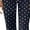 Navy, variant on Capri Pants for Women Cute Y2K Polka Dots Split Flared Elastic Waist Bowknot Casual Capris Cropped Pants