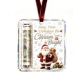 thumbnail image 3 of Fwttom Christmas Money Holders for Cash Acrylic Christmas Tree Decorations Holiday Hanging Cash Gift Ornaments for Xmas Tree Home Decor, 3 of 9