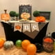 thumbnail image 3 of KAKOWELY Banderín de arpillera con temática de Halloween, banderines de calabaza para primer cumpleaños de bebé, banderines colgantes para fiesta infantil, 3 of 5