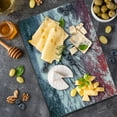 thumbnail image 5 of Tree Cutting Board, Photo with Dramatic Nature Scenery of Abstract Colorful Leafy Tree and Calm Pond, Decorative Tempered Glass Cutting and Serving Board, in 3 Sizes, by Ambesonne, 5 of 5
