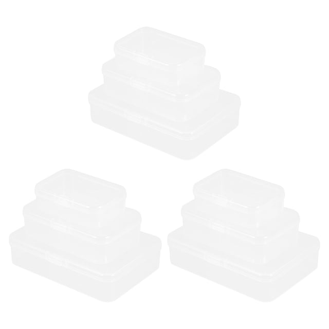 COSMOBETTY 9Ud Cajas Organizadoras Transparentes Multifuncionales Para Almacenamiento En El Hogar