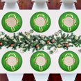 thumbnail image 7 of Coolnut St. Patrick's Day Clover Round PVC Placemats 6 PCS, Non-Slip Heat Resistant Table Mat Kitchen Dining Table Plate Mat, 15.4inch108 Home Decor Gifts, 7 of 7