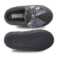 thumbnail image 6 of Jessica Simpson Girls Slip-On Clogs - Fuzzy Comfy Warm Memory Foam Sherpa Slippers with Satin Bow, 6 of 9