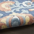 thumbnail image 5 of Nourison Home Aloha 5'3" x 7'5" Blue Rose Farmhouse Rug, 5 of 9