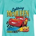 thumbnail image 3 of Disney's Cars - Lightning McQueen Think Fast - Toddler And Youth Girls Short Sleeve Graphic T-Shirt, 3 of 5
