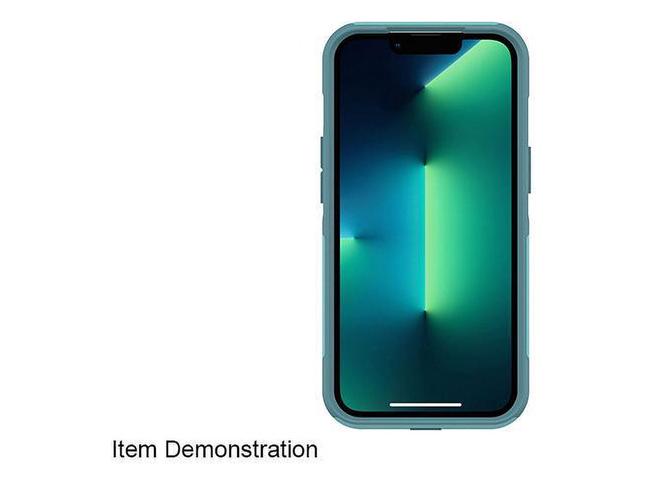 OtterBox Commuter Series Antimicrobial Riveting Way (Teal) iPhone 13 Pro Case 77-83438
