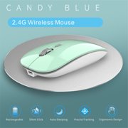 Uiosmuph Wireless Mouse Silent Rechargeable Computer Mouse with USB Nano Receiver