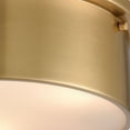 thumbnail image 4 of Atlas Lighting and Home 3-Light Flush Mount Ceiling Light Fixture - 14" - Satin Brass Finish, 4 of 4