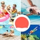thumbnail image 5 of Flotador Inflable Gorros de natación para adultos, impermeables, elásticos, deportivos, para piscina, gorro de natación (rojo) Tmvgtek Deportes Acuáticos, 5 of 6