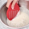 thumbnail image 4 of Neinkie Silicone Dough/Bowl Scraper, Dish Scraper, Durable Pan Scraper | Good Grip Kitchen Food Scraper for Bread Dough Cake Fondant Icing | Multifunction Kitchen Scraper with Measurements, 4 of 7