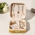 thumbnail image 6 of Thanksgiving Pumpkin Pie Travel-Portable Square Jewelry Organizer Storage Box - Rings, Earrings, Necklaces, and Bracelets Holder for Girls and Women, 6 of 6