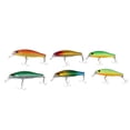 thumbnail image 4 of 6 Piezas Señuelo de Pesca Minnow Cebo 3D Ojos Hundiéndose Plástico Duro de Artificial Señuelo Conjunto Pesca Accesorios Mult, 4 of 6