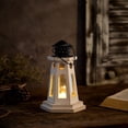 thumbnail image 2 of Wooden Lantern Vintage Candle Holder Decorative Lighthouse Candle Lanterns for Rustic Tealight, 2 of 5