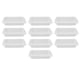 thumbnail image 1 of Fiambrera desechable para microondas, contenedor de comida Rectangular transparente desechable con tapa, 500ML, 10 Uds., 1 of 8