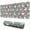 Gray Christmas Snowman, variant on Long Mouse Pads for Desk,Gray Christmas Snowman Pattern Desk Mats on Top Of Desks, Desk Mouse Pad Extra Large with 3mm Non-Slip Base and Stitched Edge for Gaming,Office,Work,Home 31.5x11.8in