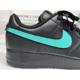 thumbnail image 3 of Ni&ke Air Force 1 Low Black (Gift Box Blue Custom Painted Swoosh) SC-#33B, 3 of 6