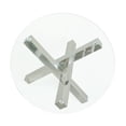 thumbnail image 6 of Home Square 2-Piece Set with Round Glass Cocktail Table & Lamp Table in Clear, 6 of 7