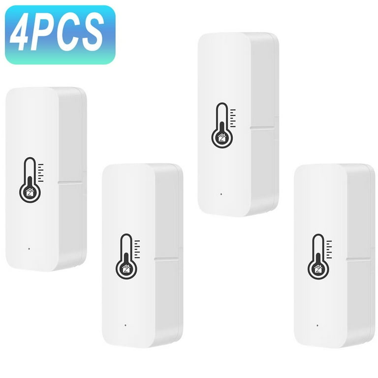 WiFi Temperature Humidity Sensor Smart Temperature And Humidity Sensor Battery Powered Smart Home Security Work