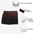 thumbnail image 6 of Bingfone Red Glitter1 Men'S Underwear - Casual Stretch Boxer Briefs-Medium, 6 of 9