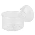 thumbnail image 2 of Transparent Aquarium Red Worm Feeder Suction Cup Fish Feeding Cup Container AccessoryGlass Hole Cup, 2 of 9