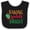 Black and White, variant on Inktastic Christmas Baking Spirits Bright with Green Oven Mit Boys or Girls Baby Bib