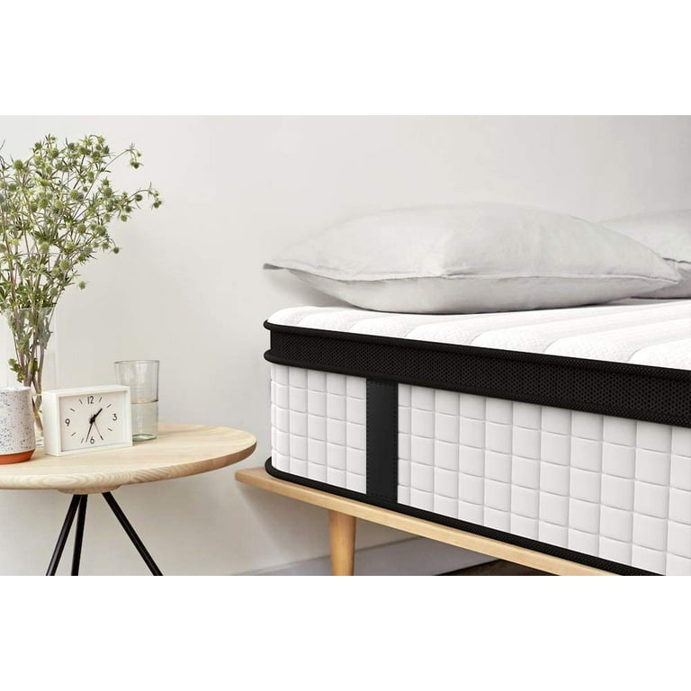 Inofia 10 inch Hybrid Twin Size Mattress in a Box with Responsive Memory Foam Multiple Sizes