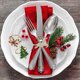 thumbnail image 5 of 18 Piezas Servilleteros de Navidad Anillos de Servilletero de Navidad Anillos para Decoración de Mesa de Cena de Fiesta Navideña, 5 of 5