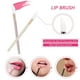 thumbnail image 3 of Pincel de maquillaje desechable para labios, aplicador de varillas brillantes para lápiz labial, herramienta de maquillaje (100 unidades), 3 of 5
