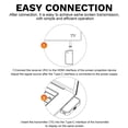 thumbnail image 5 of Type C Wireless HDMI Transmitter Receiver, Dual Connection Modes 1080P with 5G Stable,5G High Definition Multimedia Interface for HD TVs Projectors Monitors - (Gray), 5 of 7