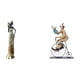 thumbnail image 1 of Figura de mujer africana,Estatua de dama tribal africana hecha a mano en una cafetería.,Figuras de payaso,Escultura de payaso como adorno de mesa,Colección de estatuillas de payasos adorables, 1 of 8