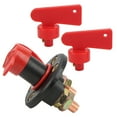 thumbnail image 4 of Kit de interruptor de desconexión de batería de coche, corte de alimentación, aislador, para vehículo, barco, CC 12 V-24 V, 4 of 14