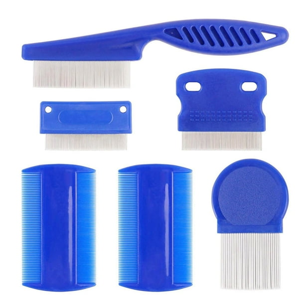 Flea Comb for Dogs6 PCS Cat Combs with Durable Dense TeethFlea Brush