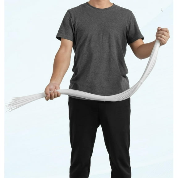 48 Inch White Zip Ties Heavy Duty 20 PCS, 250 LBS Ultra Exclusive Strong Plastic Wires, Large Cable Ties Wraps Extra Long Ties Outdoor Use