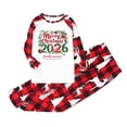 thumbnail image 3 of Family Matching Christmas Pajamas Pjs Sleepwear Sets Long Sleeve Matching Set Festival Holiday Xmas Outfits for Kids, 5 Y, 3 of 7