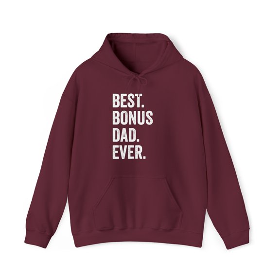 Bonus Dad Hoodie, Gifts, Hooded Sweatshirt