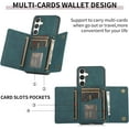 thumbnail image 4 of MYKOMI Phone Case for Samsung Galaxy A35 5G Wallet Cover with HD Screen Protector and PU Leather Credit Card Holder Stand Rugged Slot Flip Cell Accessories A 35 35A A355G Women Men, 4 of 6