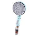 thumbnail image 3 of 5-Settings Filtered Shower Head with Pressure Boost Rainfall Spray High Flow Water Saving Design Easy Install ABS Material Universal Fit for Bathroom Kitchen Garden Hose, 3 of 9