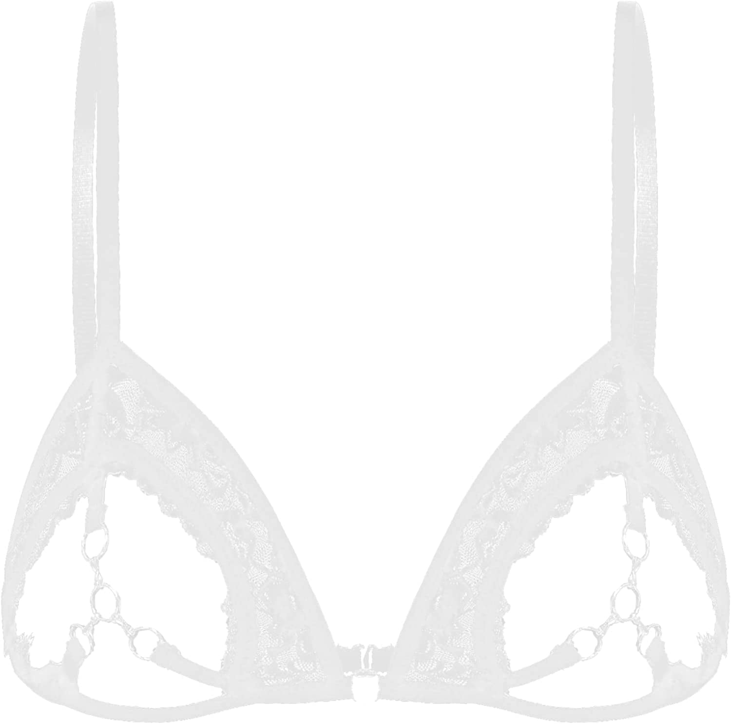n/a French Sexy Lace Hollow Lingerie Women's Small Breasts Gather Up  Support Without Steel Ring Thin Bra Set (Color : White, Size : 75B) :  : Clothing, Shoes & Accessories