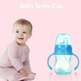 thumbnail image 4 of rygai 180ML Baby Water Cup Anti choking Dustproof Good Sealing Built in Ball with Handle Drink Water Anti leakage Rounded Handle Kids Bottle Sippy Cup for Daily Use Green, 4 of 8