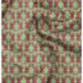 thumbnail image 1 of Soimoi Green Moss Georgette Fabric Butterflies Butterfly Printed Fabric 1 Yard 42 Inch Wide, 1 of 6