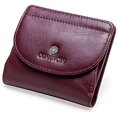 thumbnail image 3 of Bolsa de herramientas Cartera de cuero Mini monedero corto pequeño Monedero Bolsillo para monedas Titular de la tarjeta de crédito, 3 of 5