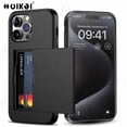 thumbnail image 2 of Funda protectora de alta resistencia para teléfono móvil, carcasa delgada con ranura deslizante, dura, para iPhone 15 Pro Max, 15 Plus, 14 Pro, 13, 12, 11, XS, XR, 2 of 5