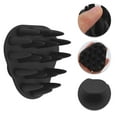 thumbnail image 3 of Unique Bargains 1 Set Durable Hair Shampoo Brush for Head Massage 3.15"x3.15" Black White, 3 of 6