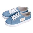 thumbnail image 2 of EaseDay Women's Loafers and Slip-Ons Canvas Sneakers Lightweight Casual Shoes for Women Lace Up Flat Walking Shoes Everyday Fashion Footwear, 2 of 9